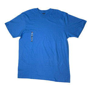 CSG Mens Blue Short Sleeve Basic Crew T-Shirt Size XL